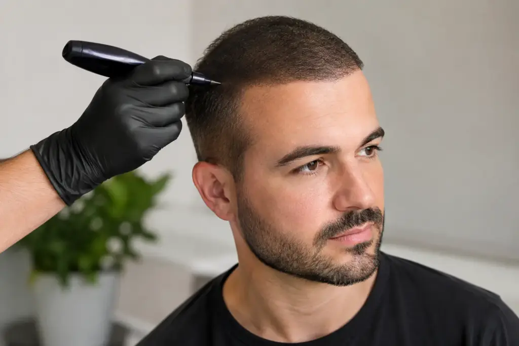 Micropigmentação para cabelo fino resulta?